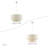 Cruce 3-Light Drum Chandelier-1638324290