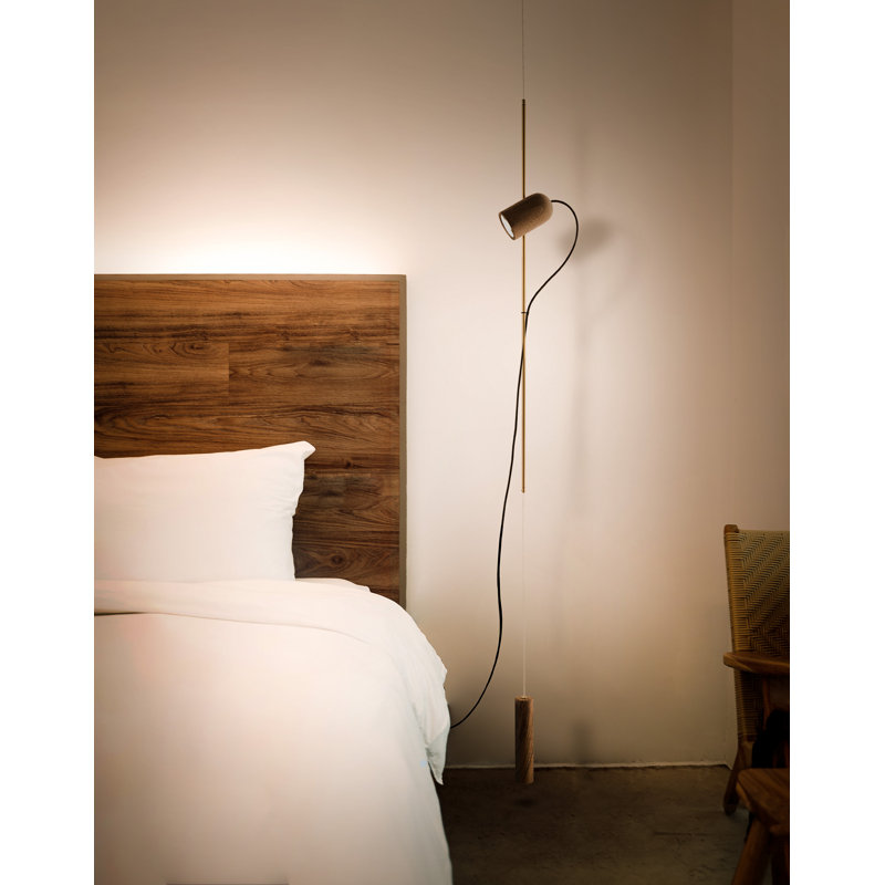 Onfa 1 - Light Pendant, Brass, Walnut