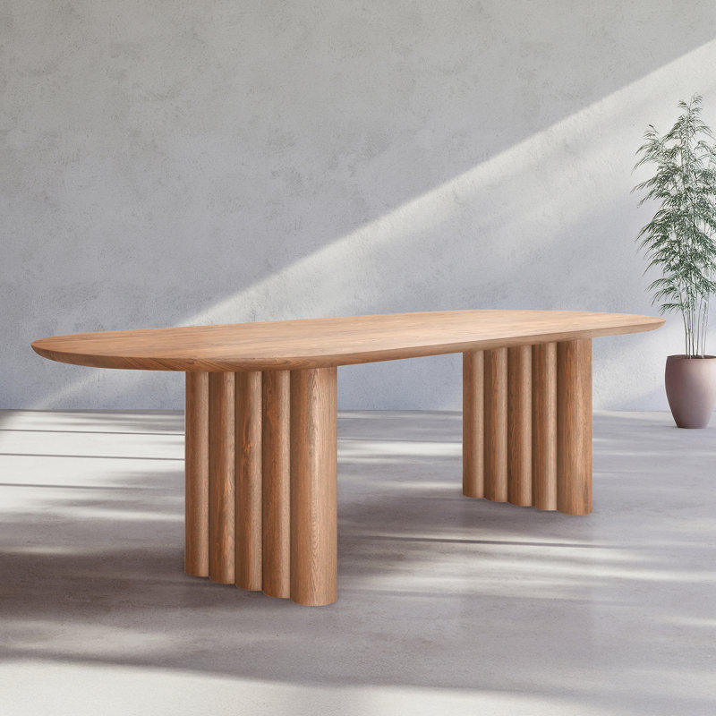 Table de salle à manger Archibald, Chêne blanc