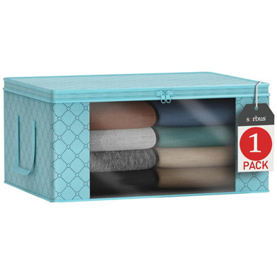 Sorbus Foldable Storage Fabric Cube Bin Bag Organizers, 1-Piece