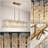 Daine 6-Light Dimmable Rectangle Chandelier