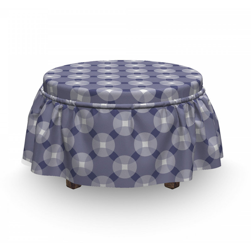 Box Cushion Ottoman Slipcover