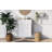 Modern Floating Bathroom Vanity With Ceramic Basin