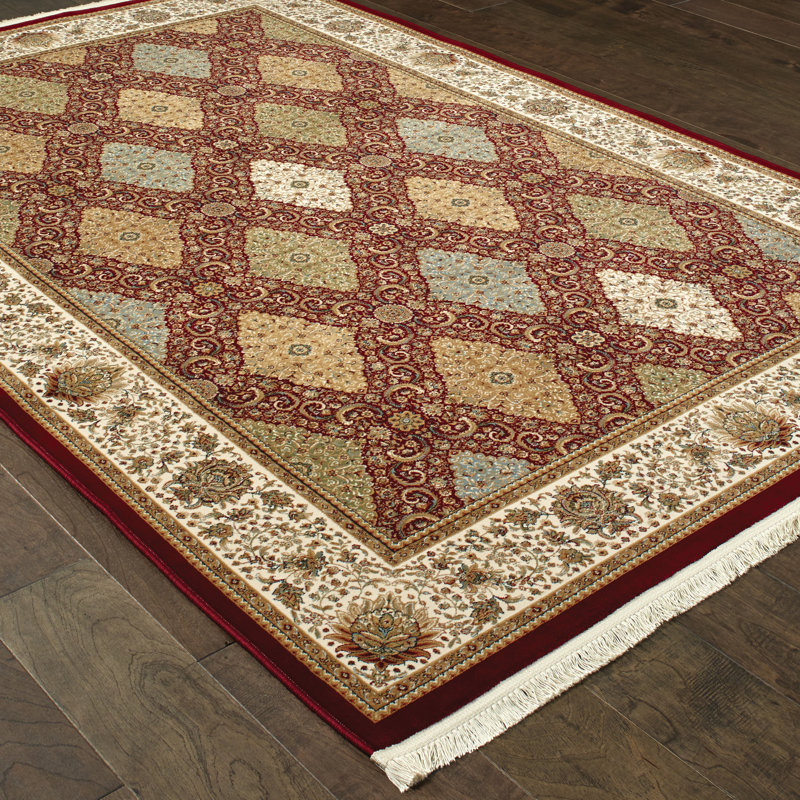 Knepp Oriental Indoor Rug, Rectangle 3'10" x 5'5"