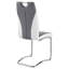 Chaise d'appoint en acier gris Carpentersville