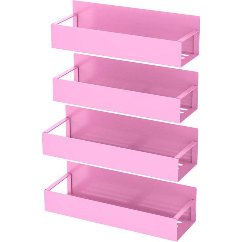 Wall Mounted Required Spice Rack, Pink
