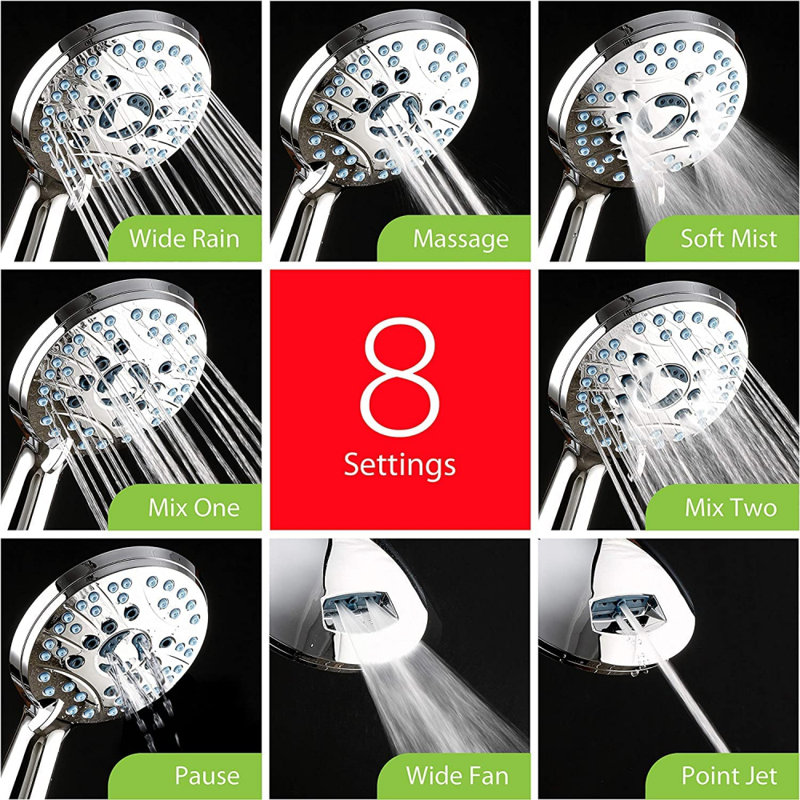 Massage/Jet Handheld Shower Head 2.5 GPM GPM