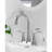 Degree Swivel Chrome Metal Modern Bathroom Faucet For Efficient Water Use And Easy Installation