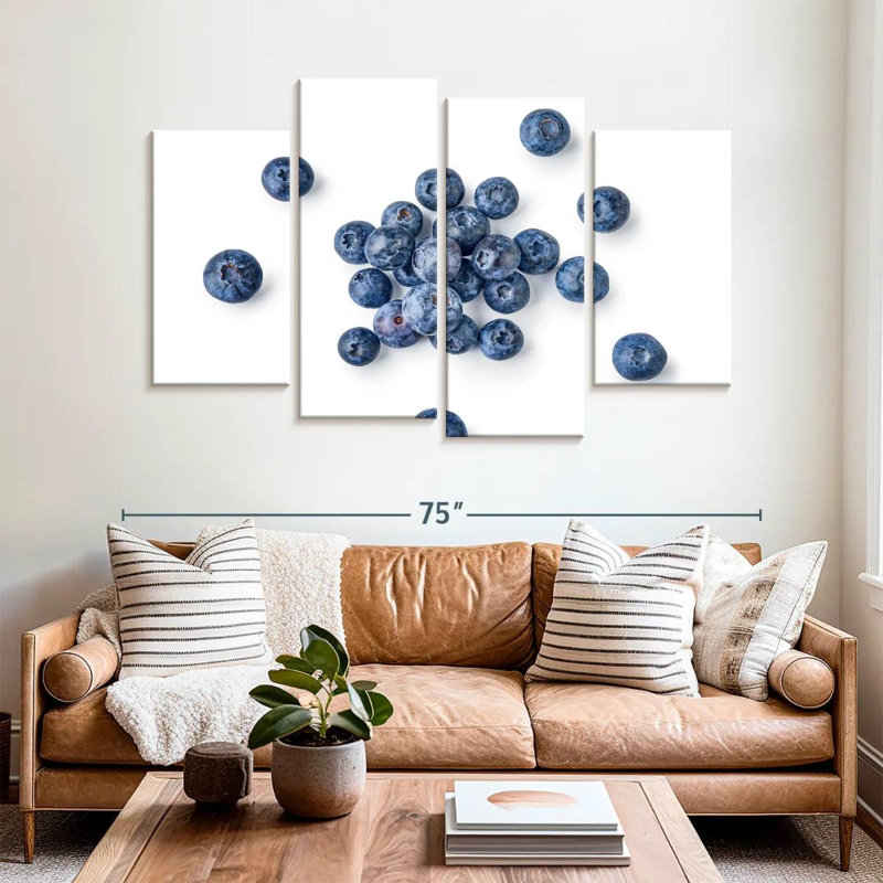 Bleuets délicieux Yarlin, H 42 po x l 68 po