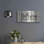 «Bathroom on Wood Panels» par August Grove® par Cindy Jacobs, art mural en métal-907848210