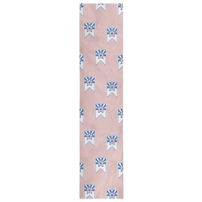 Festive Hol Independence Day Flag Table Runner, 72" L x 16" W, Cotton blend
