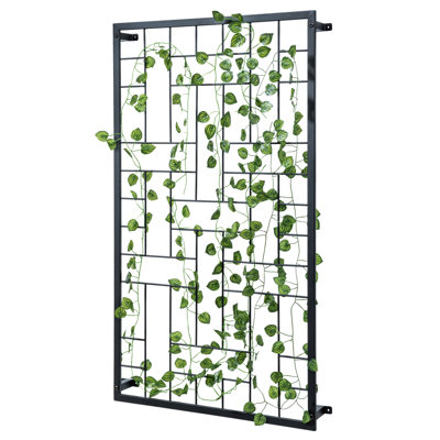 Wall Mounted Garden Lattice Metal Trellis Panel