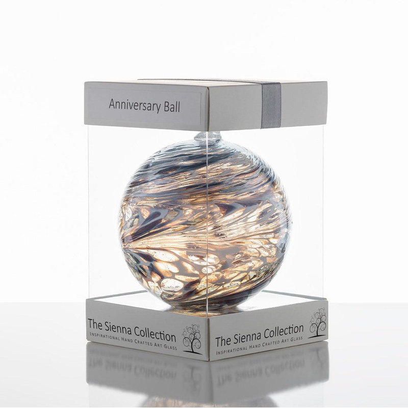 Anniversary Gift Friendship Ball - Pastel Silver