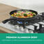 ROYALFORD Non-Stick Frying Pan | Aluminium Fry Pan for Induction Hob Skillet Pan | Saute Pan with 3-Layer PFOA-Free Coating for Healthy & Less Oil Cooking, Cool Touch Bakelite Handle | Black-88145643
