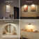 2 Pack LED Wall Light Cordless with Remote,3 Color Temperature