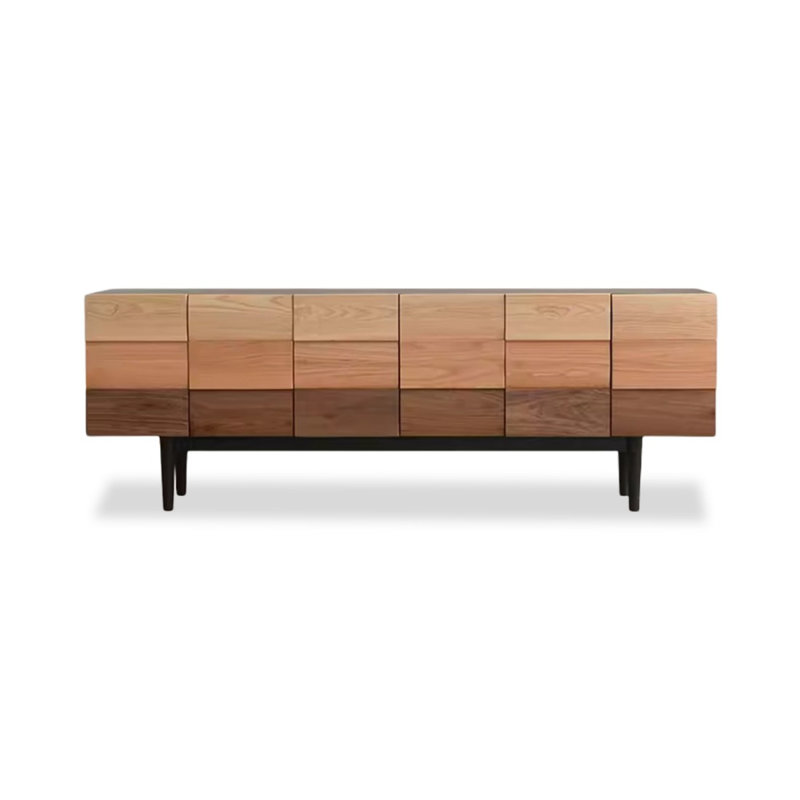 Meuble télé moderne en bois massif