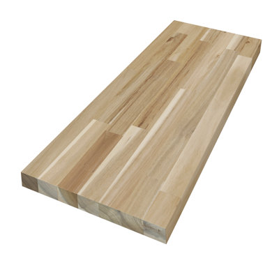 Solid Wood Butcher Block Shelf Countertop Board - No Hardware Included