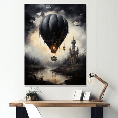 «Dark Balloon Mystery Journey», reproduction sur toile