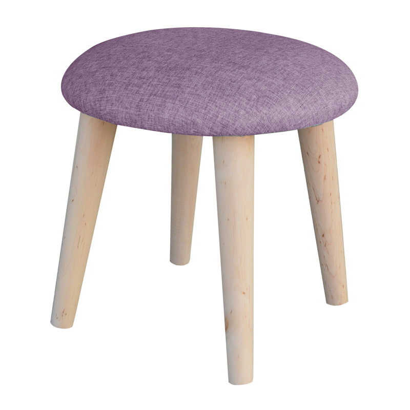 Shetland Vanity Stool, Violet