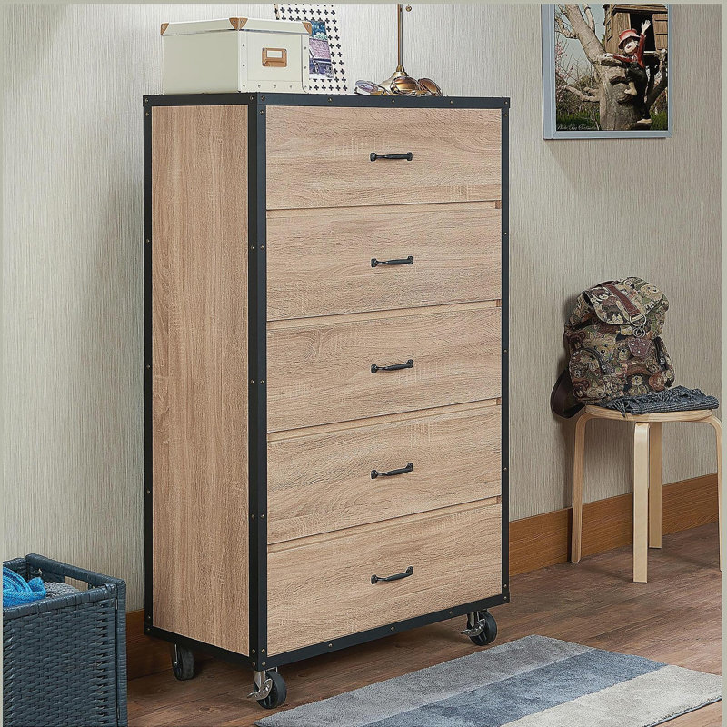 Commode en chêne clair Bemis