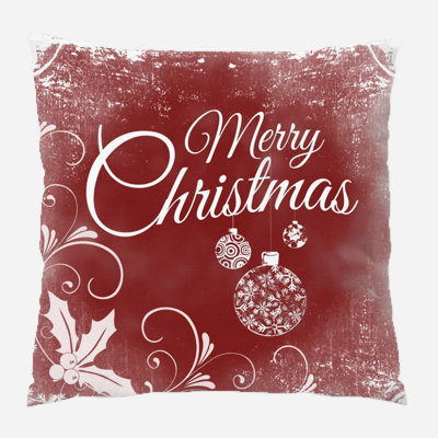 Canvas Outdoor Reversible Throw Pillow