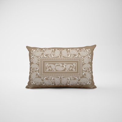 Polyester / Mélange de polyester Housse de coussin rectangulaire intérieure / extérieure lombaire et insert