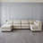 Alder Sectional Ottoman-Moonstone