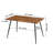 Metal Base Dining Table