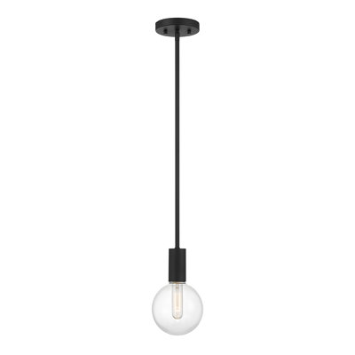 Luminaire suspendu sphère 1 lumière en noir mat Lakwan