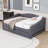 Upholstered Daybed with Twin Trundle and LED-169157141-169157140