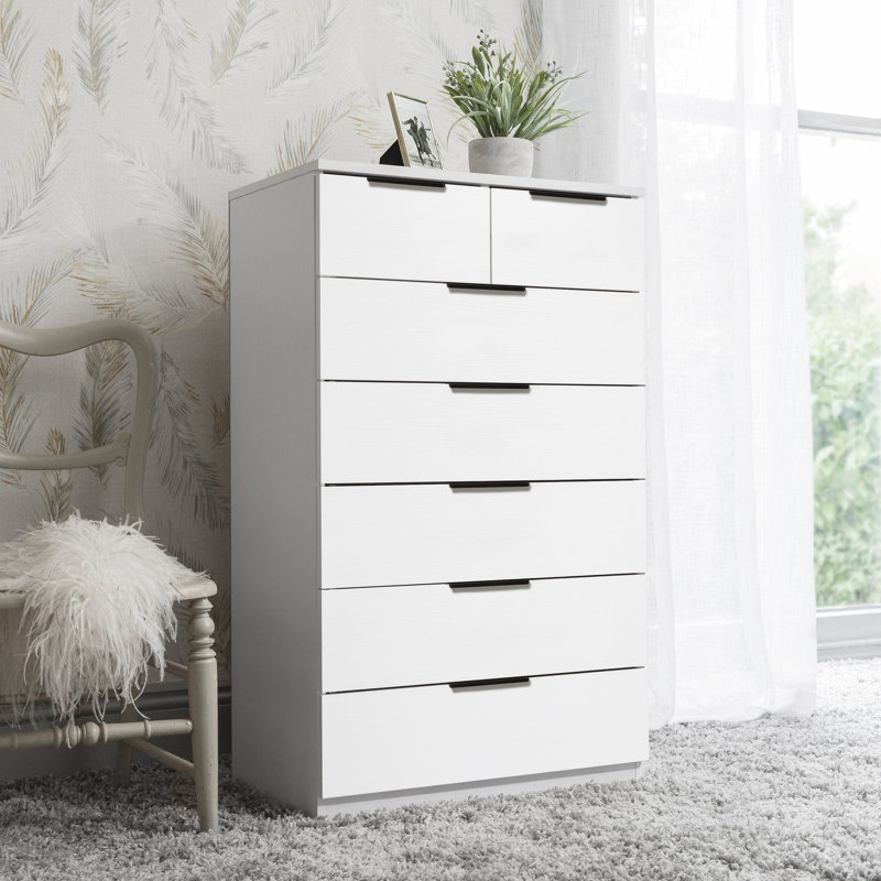 Glenhaven Manufactured Wood Wardrobe, Pure White