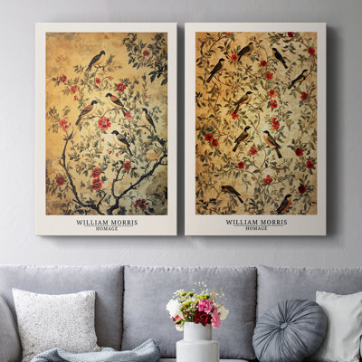 WM MORRIS Series CLVI-Premium Gallery Wrapped Canvas -Ready to Hang