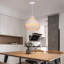 Calpella - Luminaire suspendu en rotin naturel et blanc-672714247