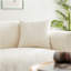 Oversized Loveseat Sofa With Sherpa Upholstery, Metal Legs, And 2 Pillows For Cozy Living Room Comfort-369115947