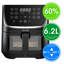 Abode AAF6200 6.2L Digital Air Fryer - Black