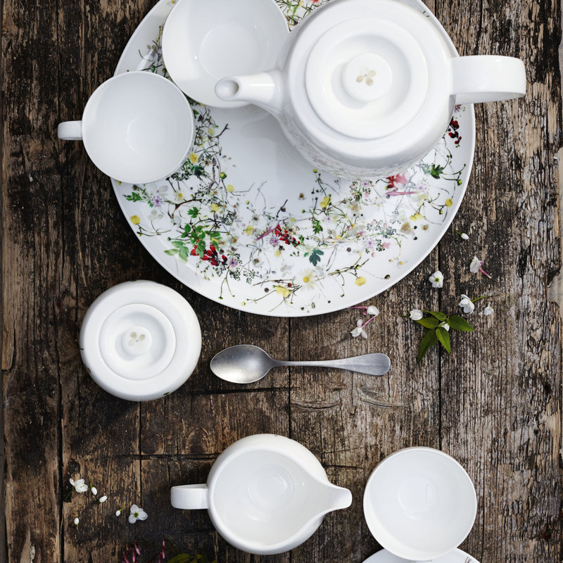 Brillance Fleurs Sauvages Bone China Platter