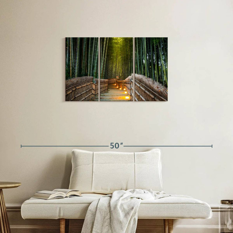 Forêt de bambous séchés, Sebbie, Arashiyama, H 20 po x l 33 po