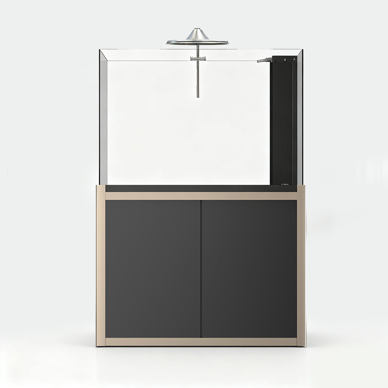 Aquarium ouvert sans cadre en verre ultra-blanc, Noir, 46,76 gallons (H 47,24 po x l 39,37 po x P 19,69 p