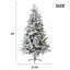Arbre de Noël articulé enneigé 8 pi-1474288792