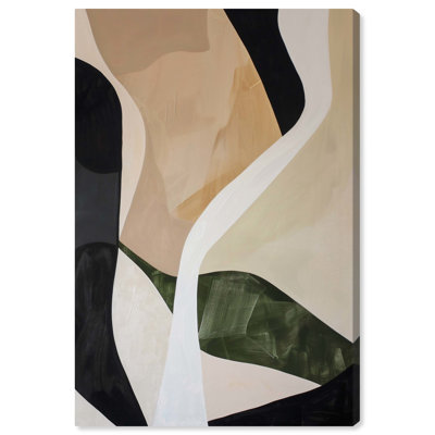 Art mural abstrait Mid-Century Grain Canvas par Art Remedy