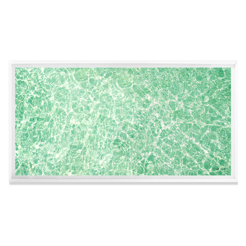 «Spring 2019 Water II», impression encadrée sur papier par Trinette Reed, H 31 po x l 59 po