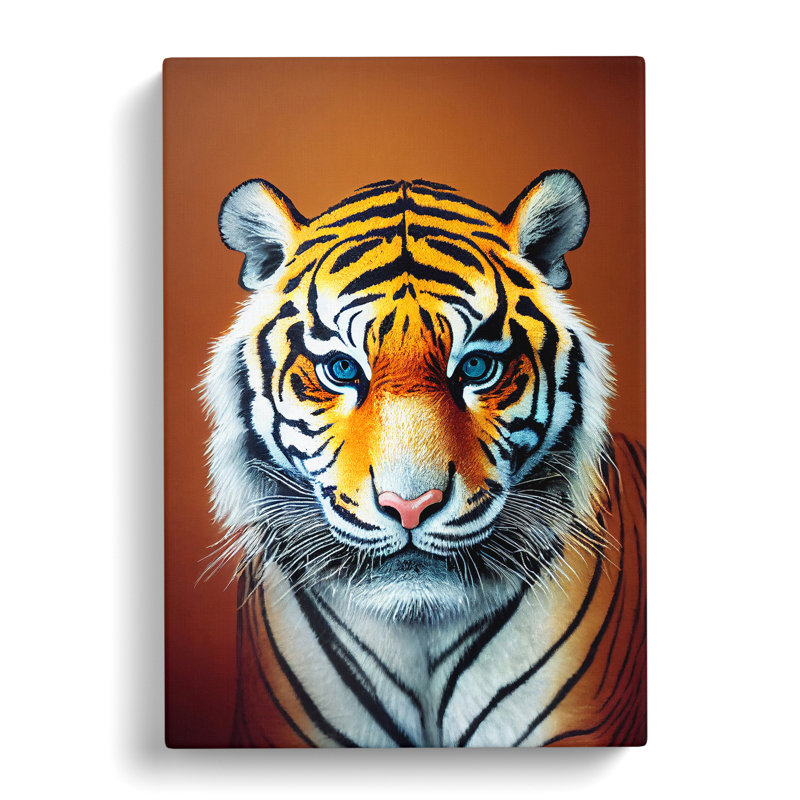 Tiger View - Wrapped Canvas, 60cm H x 40cm W x 3cm D