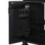 Meuble-lavabo autoportant de 61 cm (24 po) avec lavabo, tiroir rabattable, 3 tiroirs et armoire de rangement, noir