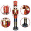 Handmade Wood Nutcracker Drummer Soldier Statue-1736535209