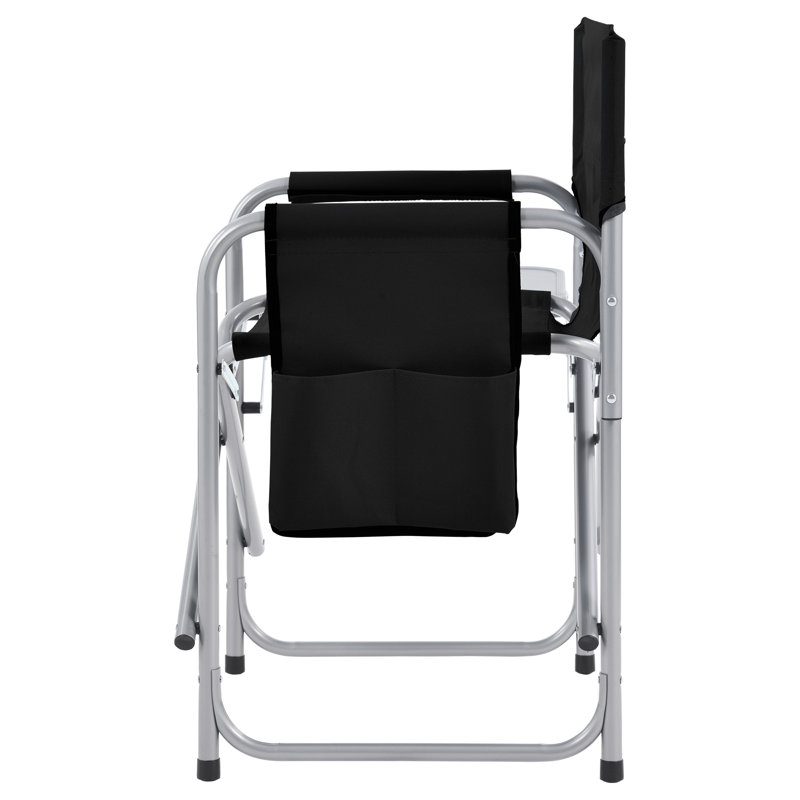Bribie Folding Director Chair, Black