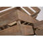 Slatted Manufactured Wood 3 Piece Organiser Box Set-581823686