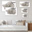 Coupe transversale d'un tronc d'arbre - reproduction sur toile-2118158070-2118158050