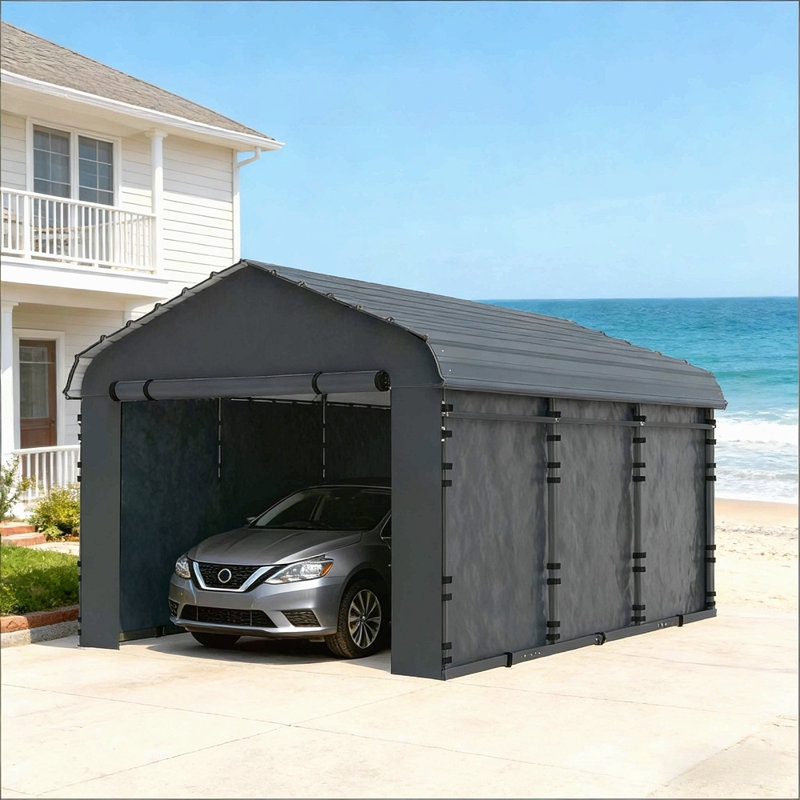 Housse de remplacement latérale imperméable, panneau de remplacement pour abri d'auto (seulement pour abri d'auto)