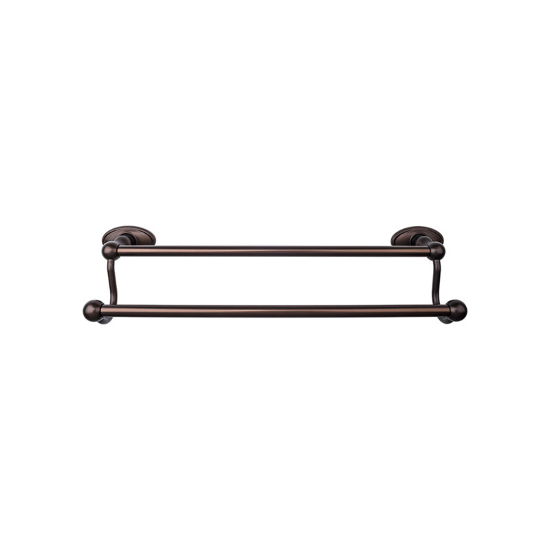 Edwardian Bath Double 32 1/2" Wall Mounted  Towel Bar, Oiled Rubbed Bronze