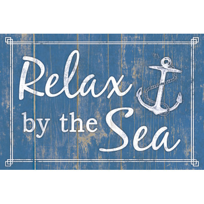 Relax Blue - Wrapped Canvas Print